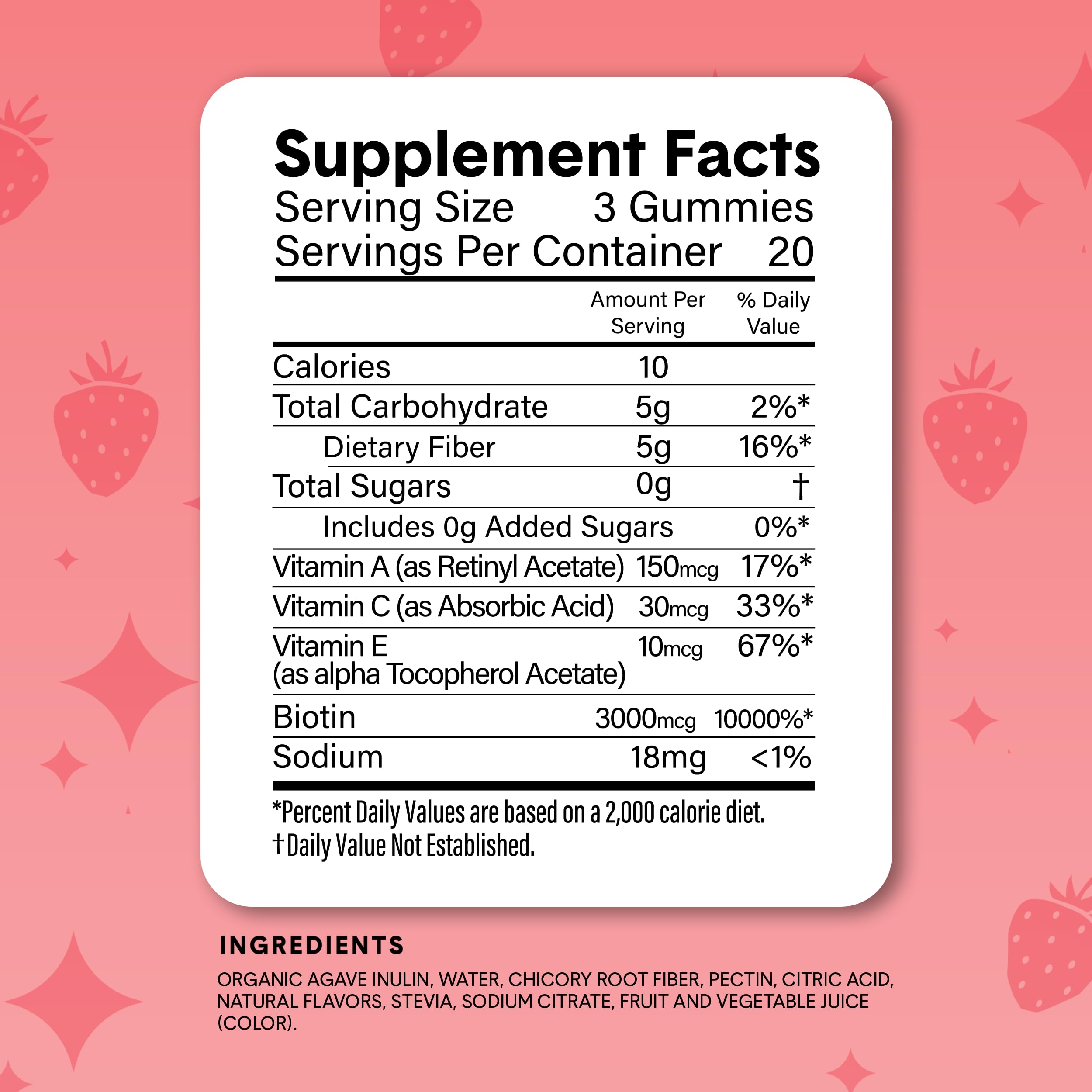 Vegan, gluten-free, no sugar added badge on packaging