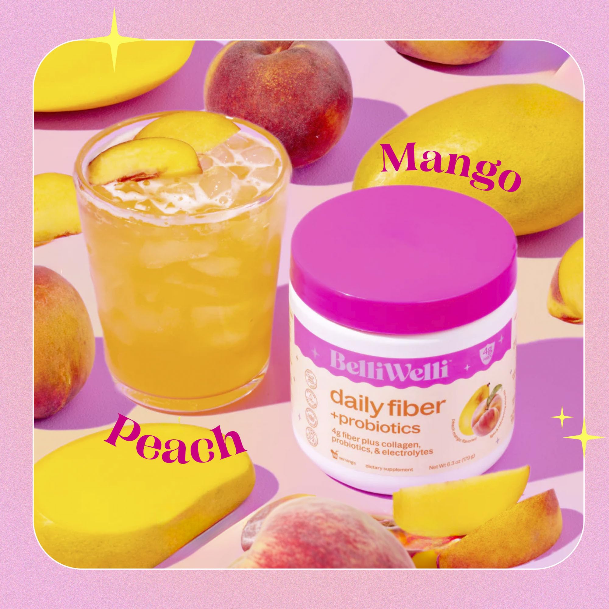 Powder with collagen, electrolytes and probiotics
