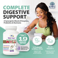 Probiotic strains and CFU information for Belly-Ease