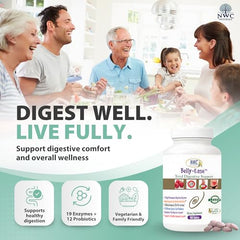 Vegetarian Belly-Ease formula in chewable tablets