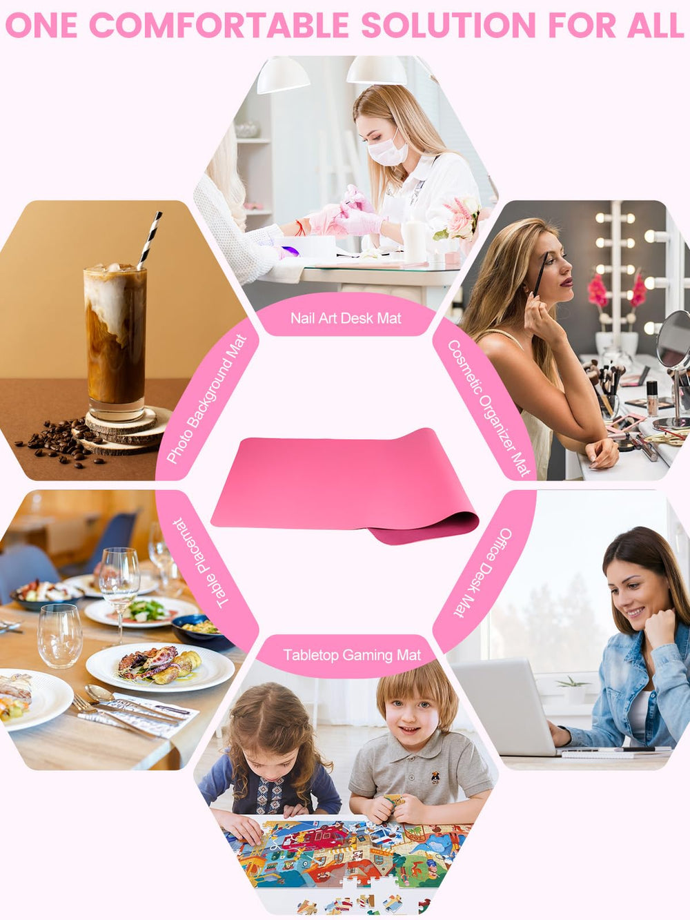 Beloving multipurpose nail pad doubles as desk and craft mat.