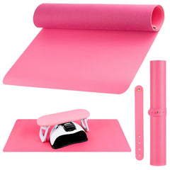Beloving nail arm rest pad pinkish red for comfortable manicure sessions.