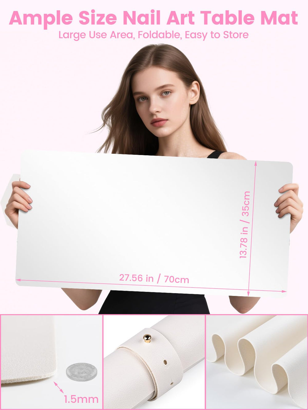 Beloving mat multi-use idea showing versatile surface for desk or crafts
