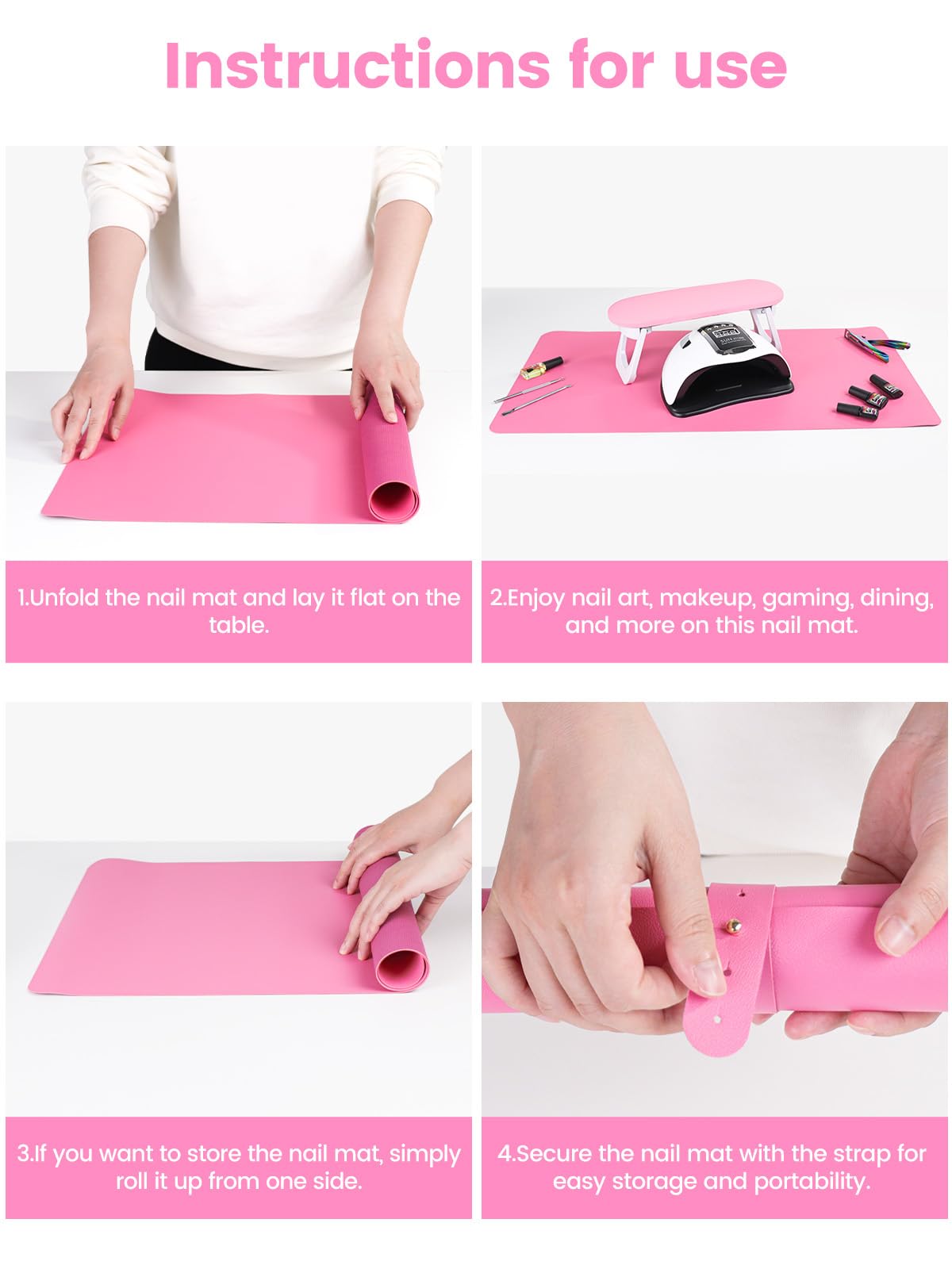 Beloving protective desk mat shields surfaces from stains and scratches.
