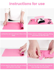 Beloving protective desk mat shields surfaces from stains and scratches.