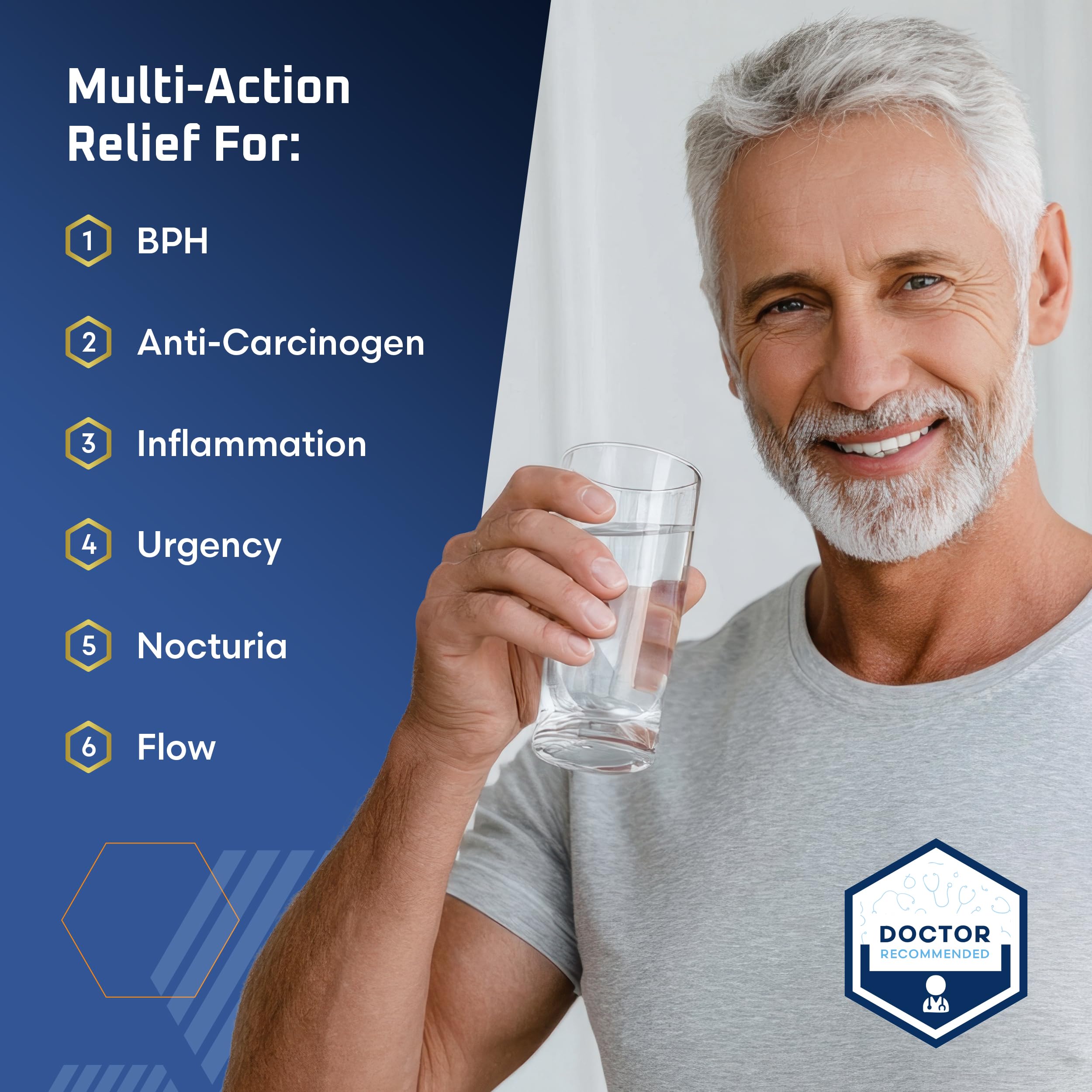 Nutrition facts panel for the supplement