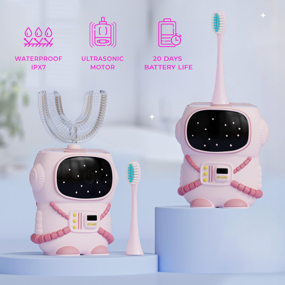 Two Y-shaped brush heads for enhanced bristle coverage