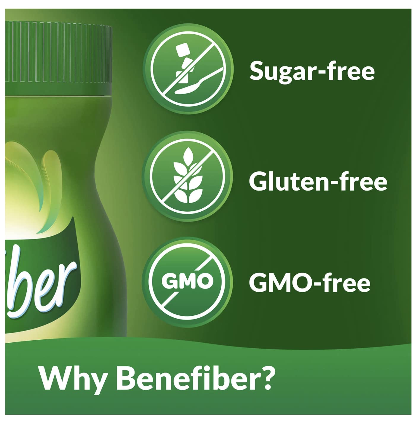 Sugar-free, taste-free and grit-free non-thickening formula