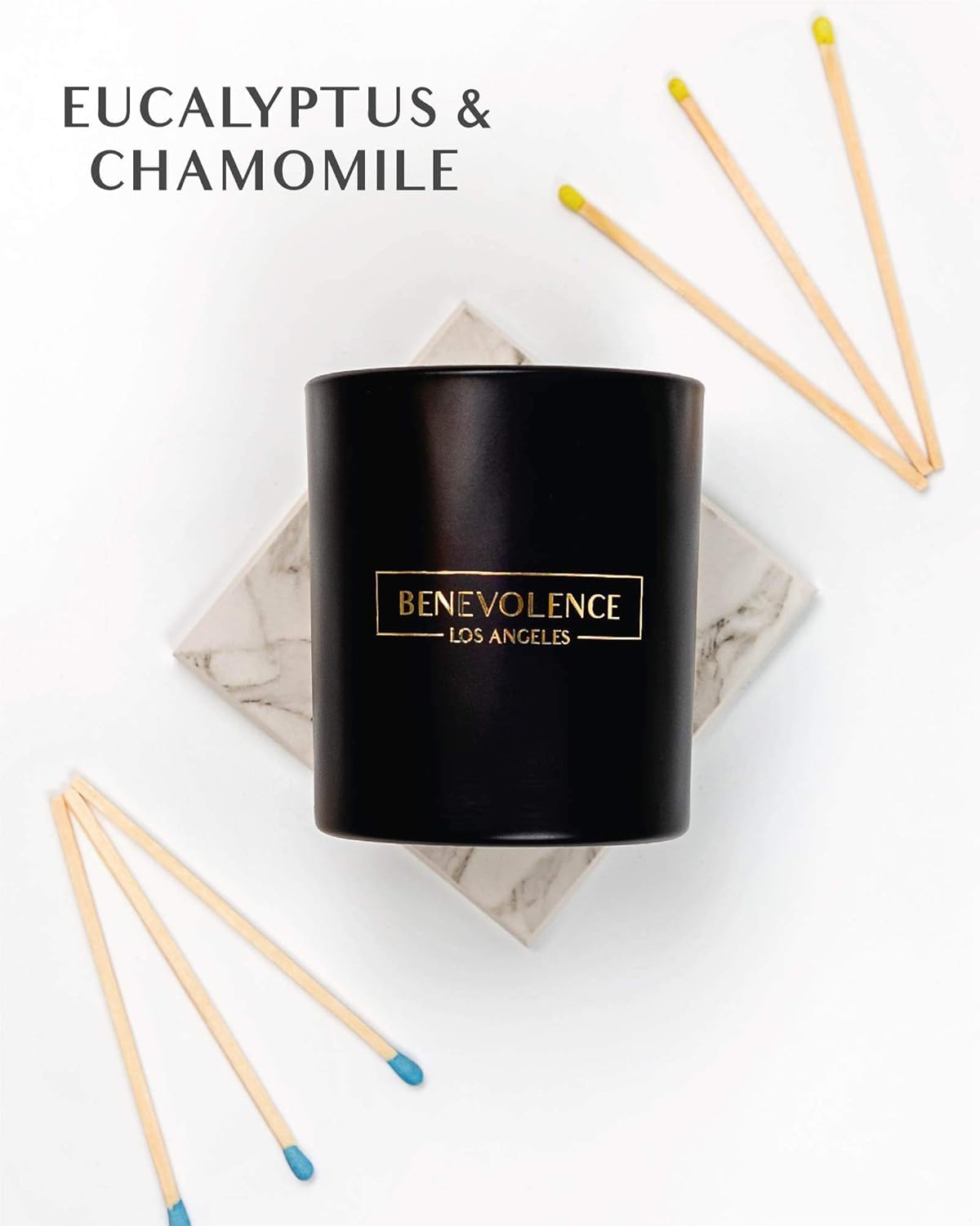 Soy wax and wick close-up in a black glass candle