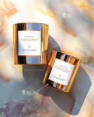 Gift-ready Benevolence LA candle with 8oz size and clean burn