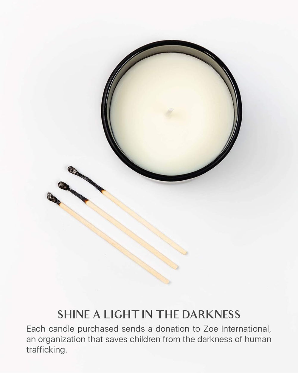 Close-up of natural soy wax detail and burn quality