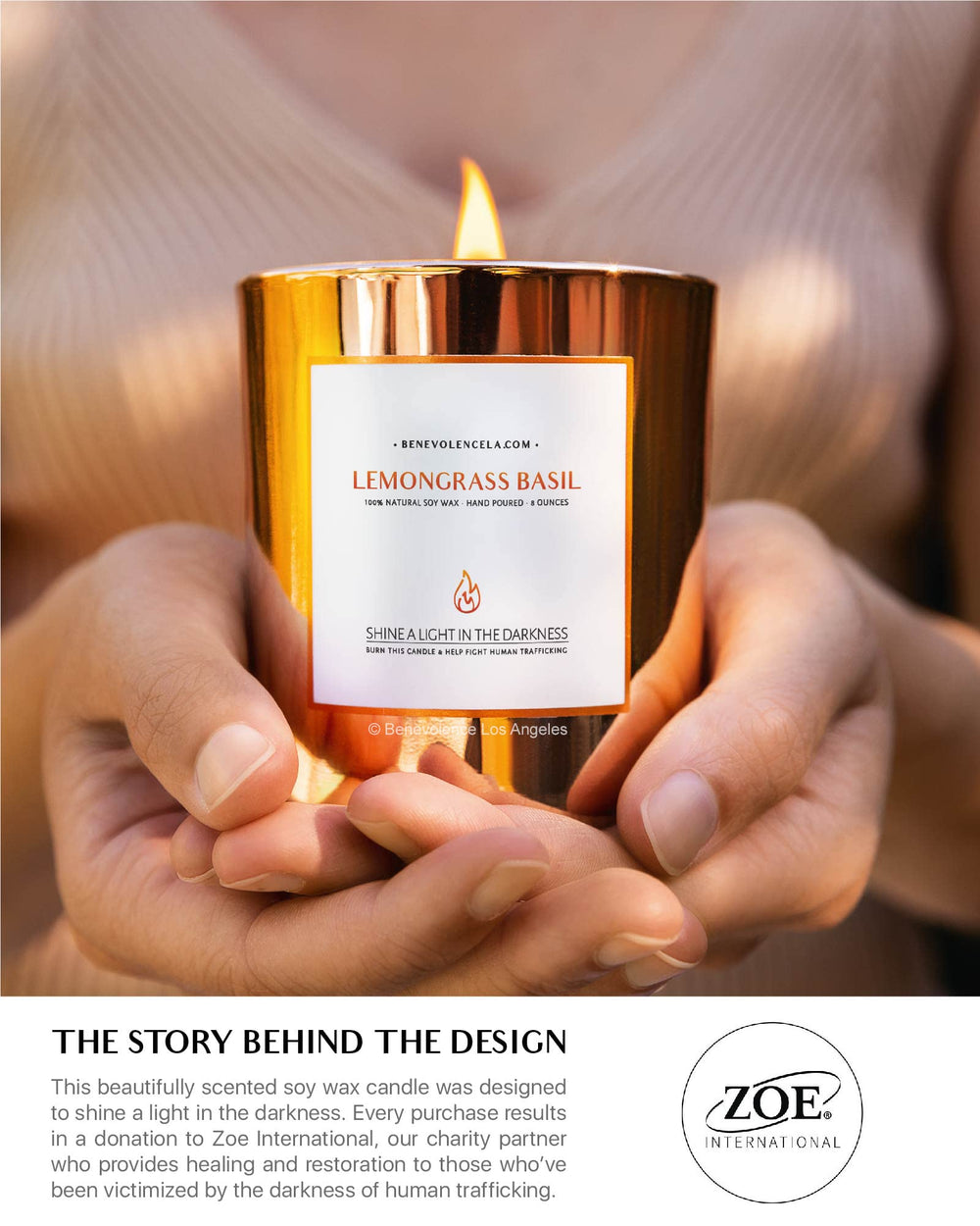 Support Zoe International with every candle purchase