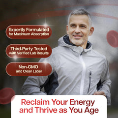 Bioperine ingredient for enhanced absorption in CoQ10 formula