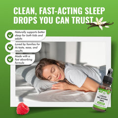 Adult dosage of 15 drops for melatonin sleep aid