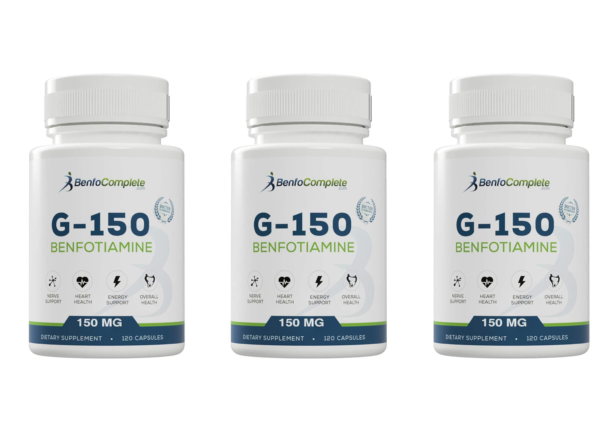 Benfocomplete Benfotiamine 150 mg capsules bottle 1 - 120 count