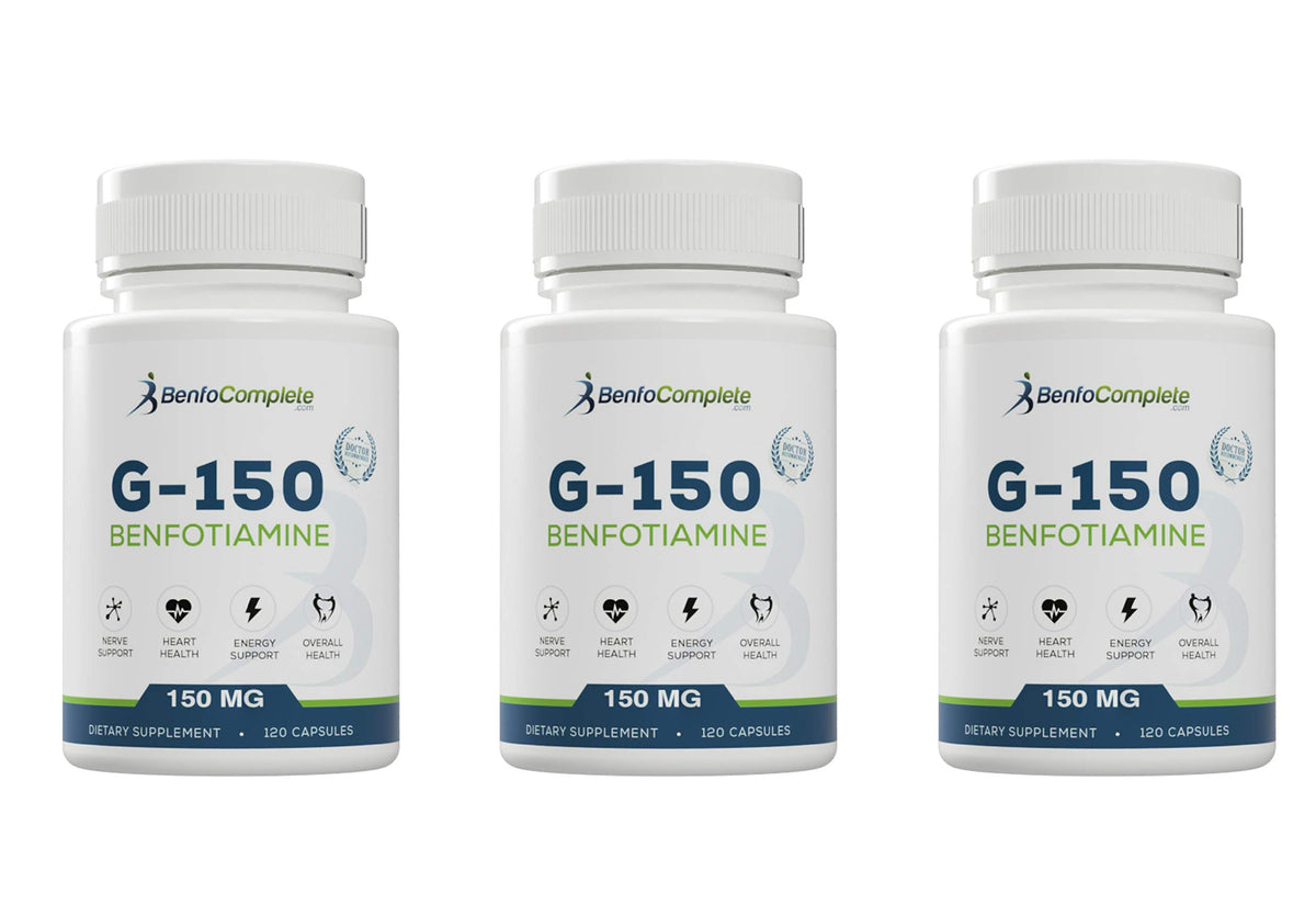 Benfocomplete Benfotiamine 150 mg capsules bottle 1 - 120 count