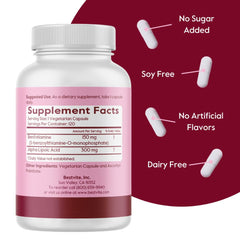 Front label highlighting 120 vegetarian capsules