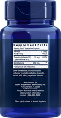 Benfotiamine and Thiamine dual-formulation for Vitamin B1