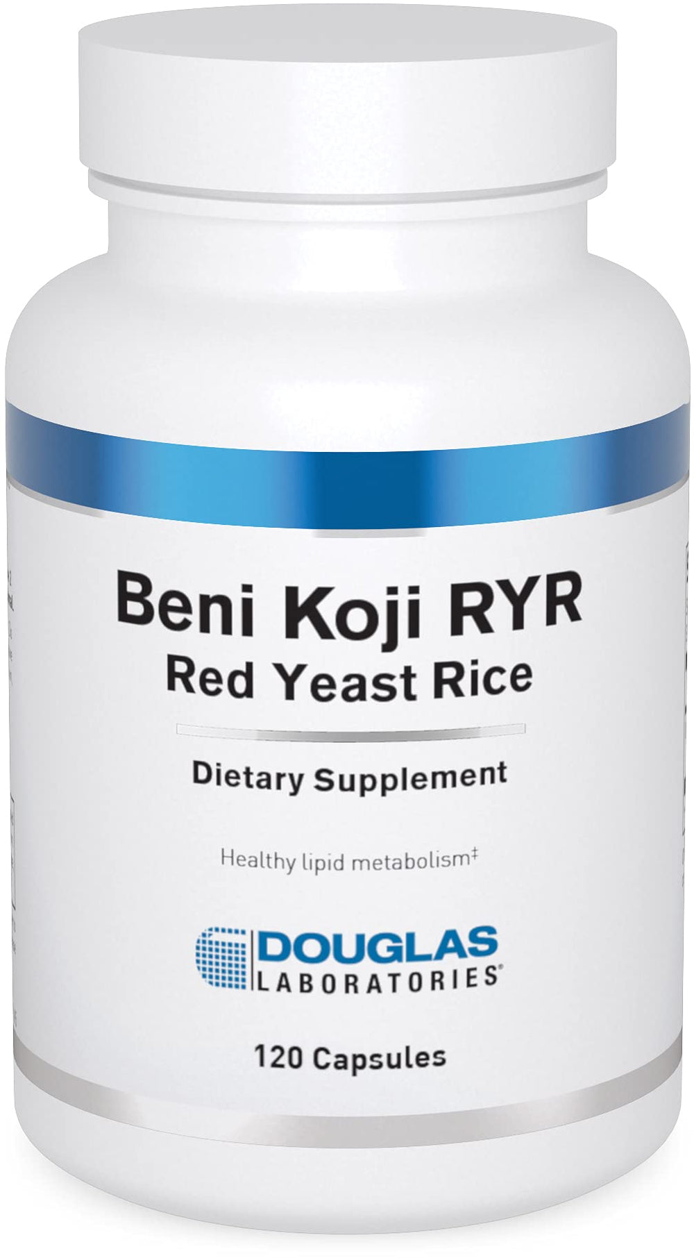 Douglas Laboratories Beni Koji Red Yeast Rice bottle with capsules