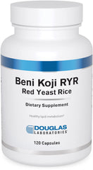 Douglas Laboratories Beni Koji Red Yeast Rice bottle with capsules