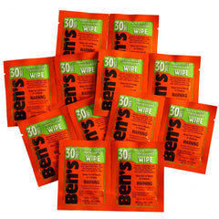 Ben's 30 Deet wipes are ideal for on-the-go outdoor use with family