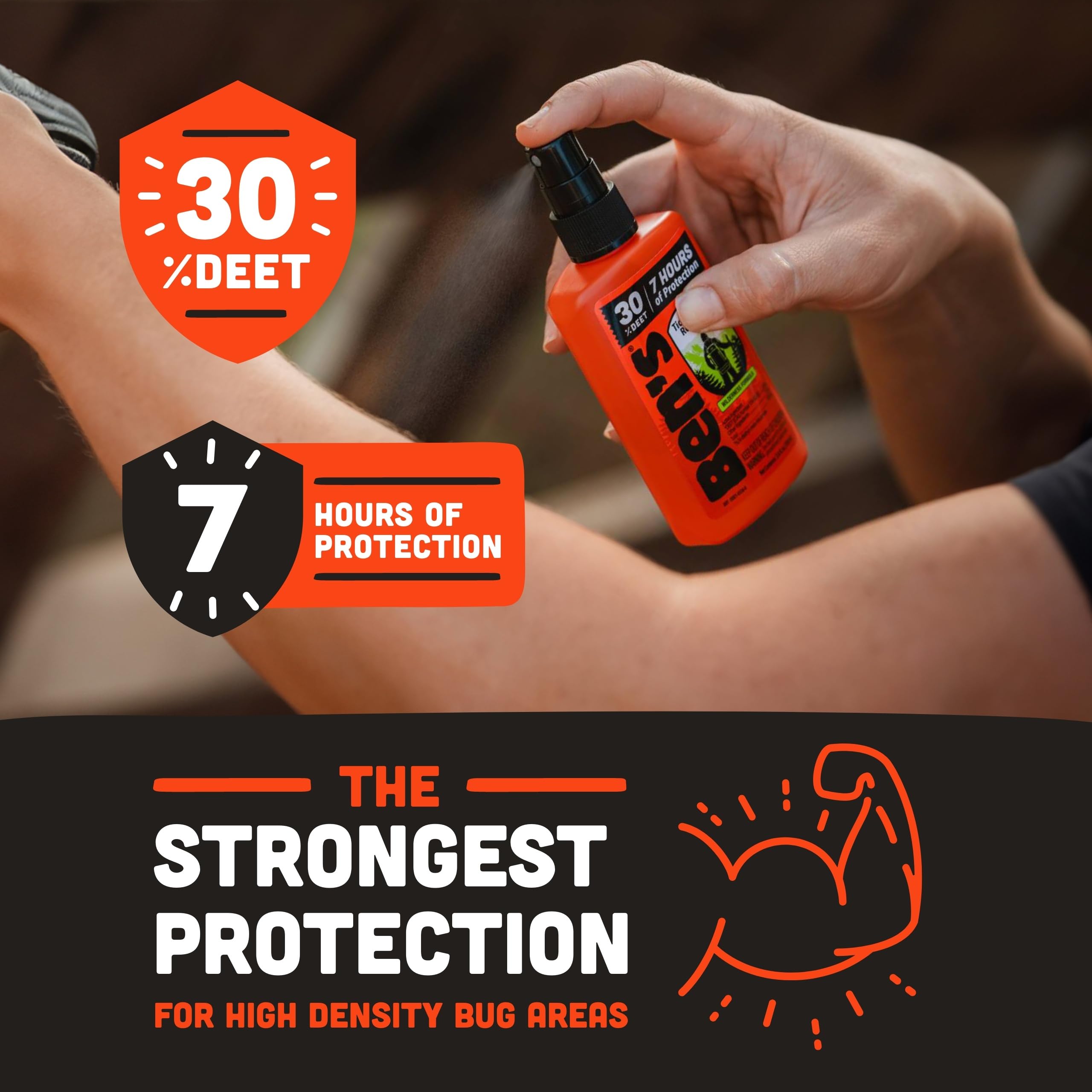 Ben's fragrance-free insect repellent for fragrance-sensitive outdoor use
