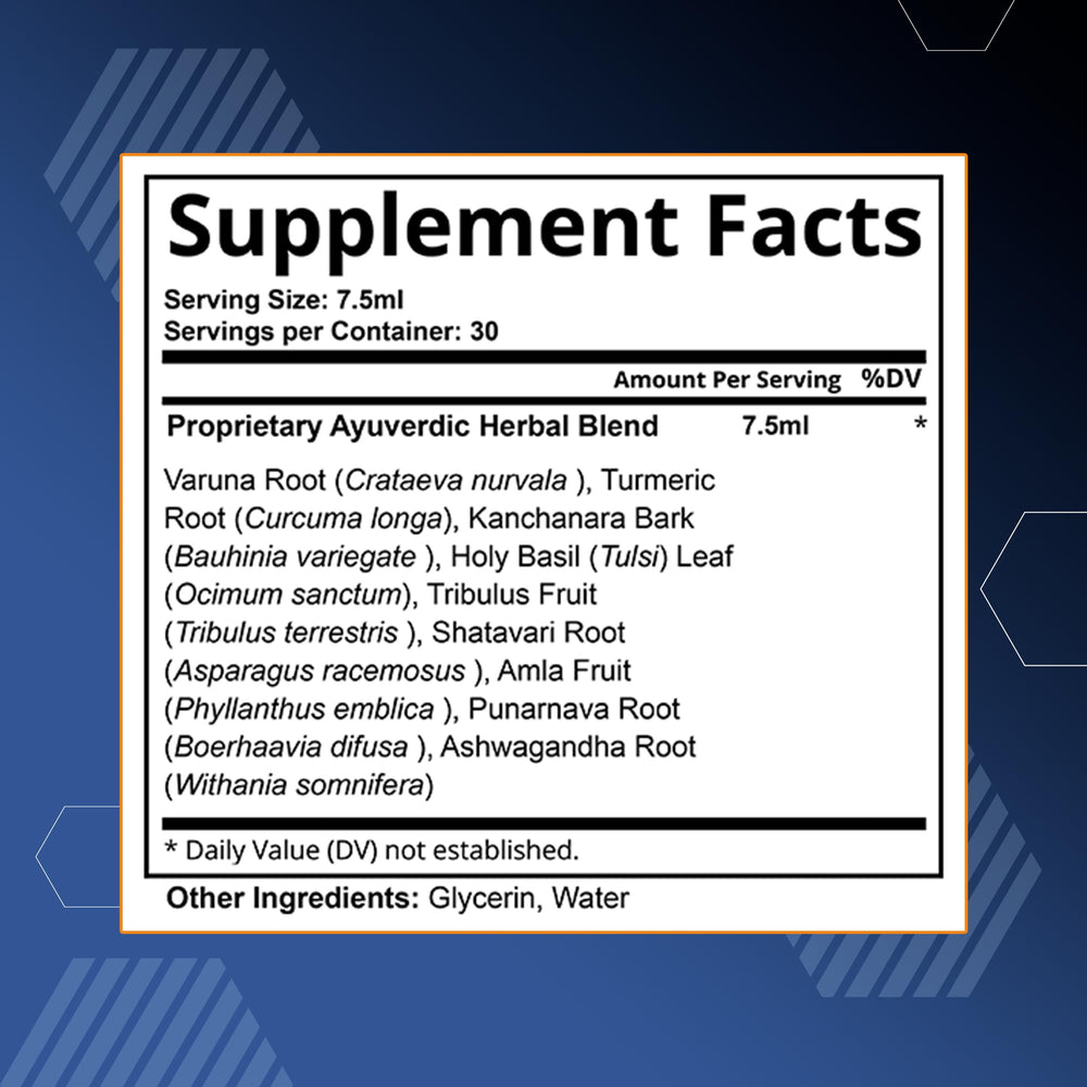 Key ingredients: Turmeric, Ashwagandha, and other herbs