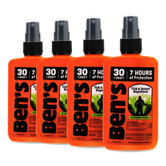 Ben's travel-size bug repellent bottle for outdoor packing