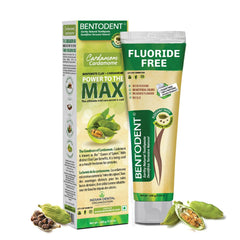 Bentodent cardamom flavor toothpaste close-up