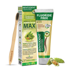 Bentodent Cardamom Fluoride-Free Toothpaste packaging