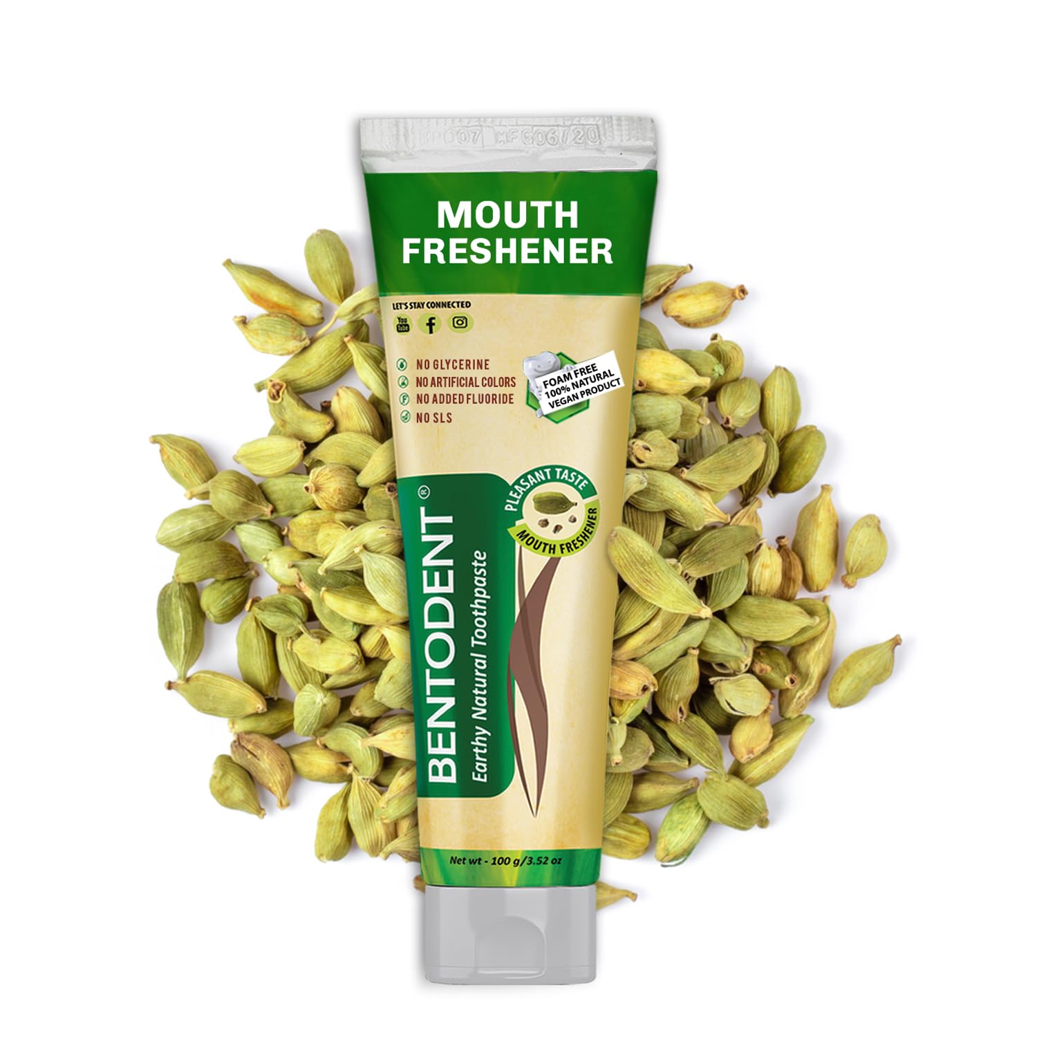 Branding of Bentodent Mineral Sensitive toothpaste