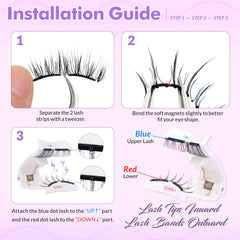 Bepholan CS100 easy on, easy off daily magnet lashes.