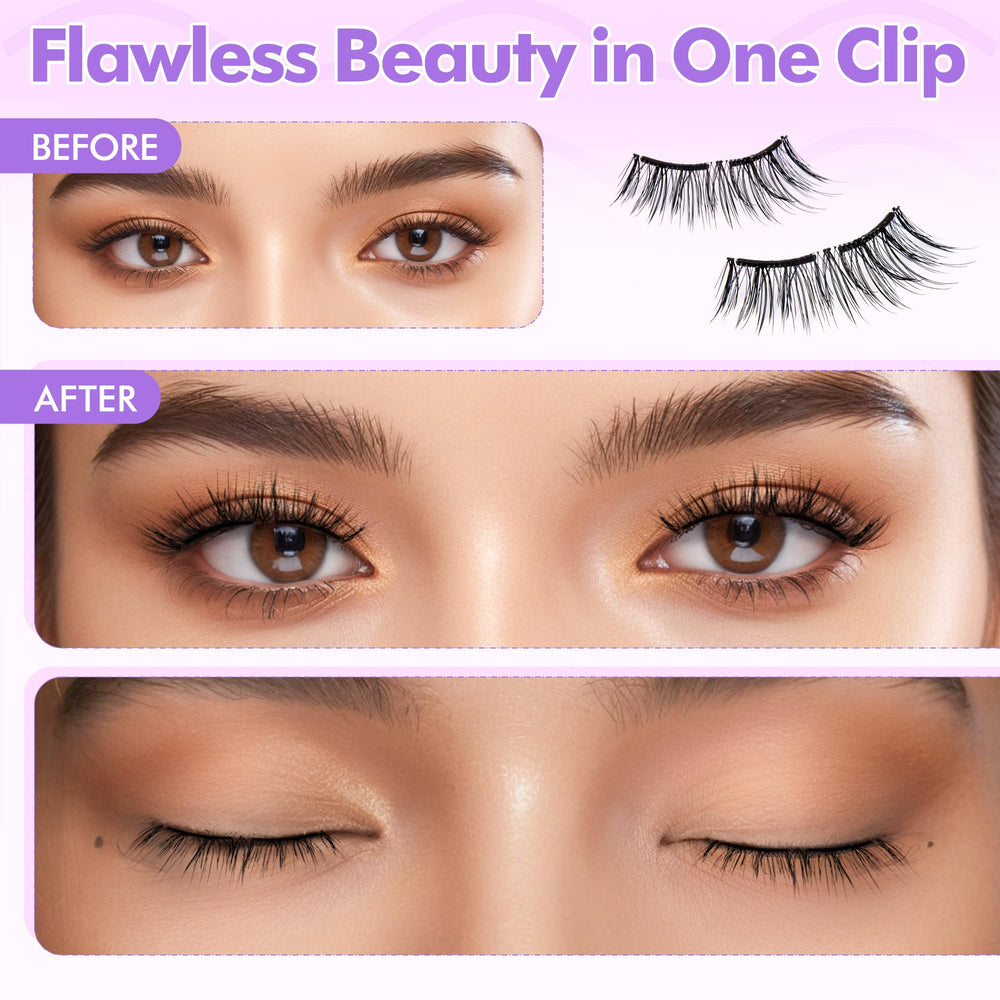 Bepholan CS100 natural-looking fringe with magnets for secure hold.