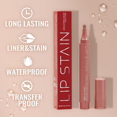 BERALLOYE long-lasting 24h lip color delivers bold pigment through the day.