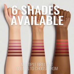 BERALLOYE smudge-proof lip stain stays put through snacks and drinks.