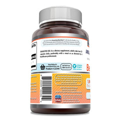 USA-made Berberine supplement label, Non-GMO, Gluten Free