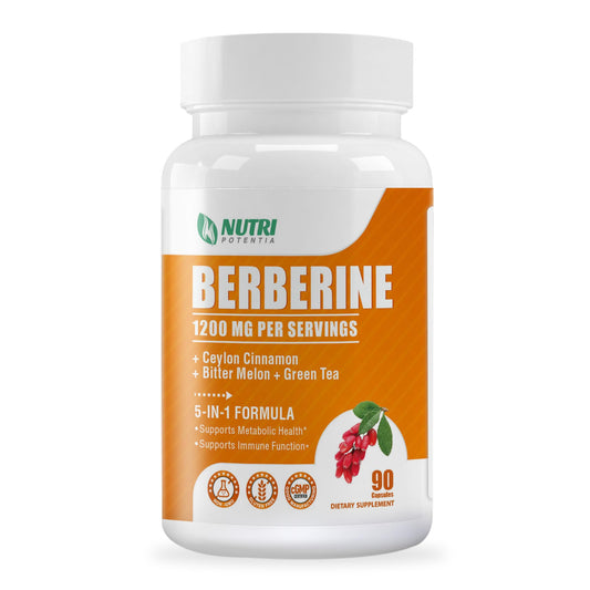 Berberine 1200mg Complex bottle label