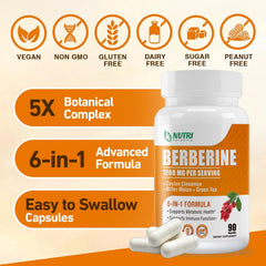 Gluten-free and Non-GMO vegan supplement icons