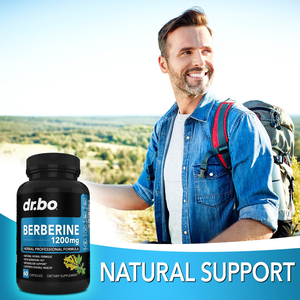 AMPK activation concept with berberine 1200mg