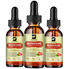 Berberine cinnamon liquid drops bottle with dropper