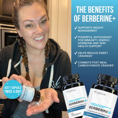 Capsules of Berberine Cinnamon supplement