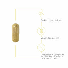 Vegan, gluten-free, and dairy-free Berberine Complex packaging