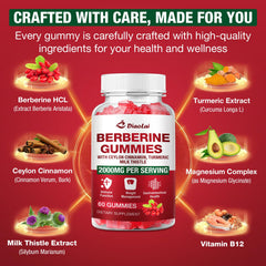 Bottle highlighting gluten-free and vegan attributes