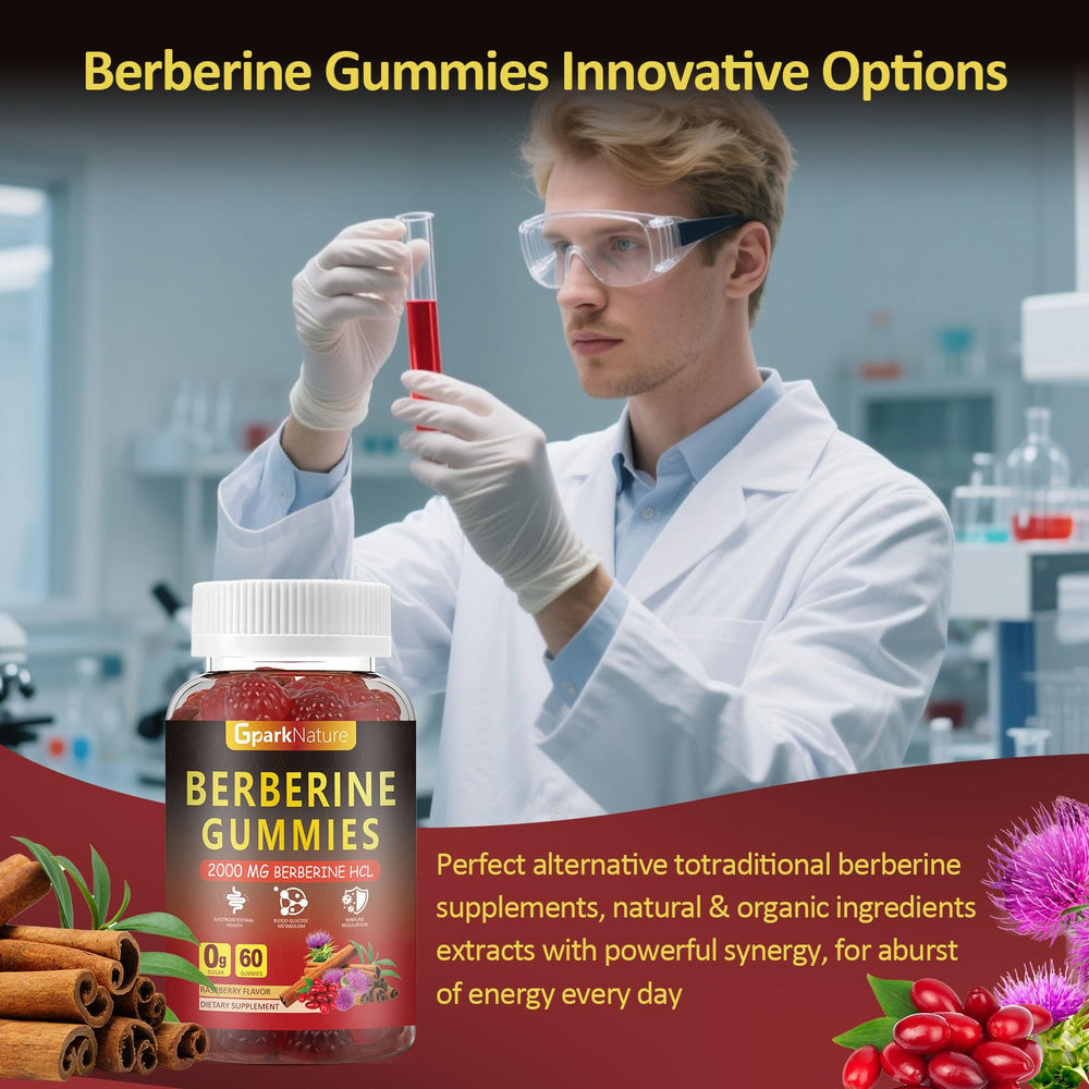 Lifestyle shot of Berberine Gummies being taken as part of daily routine