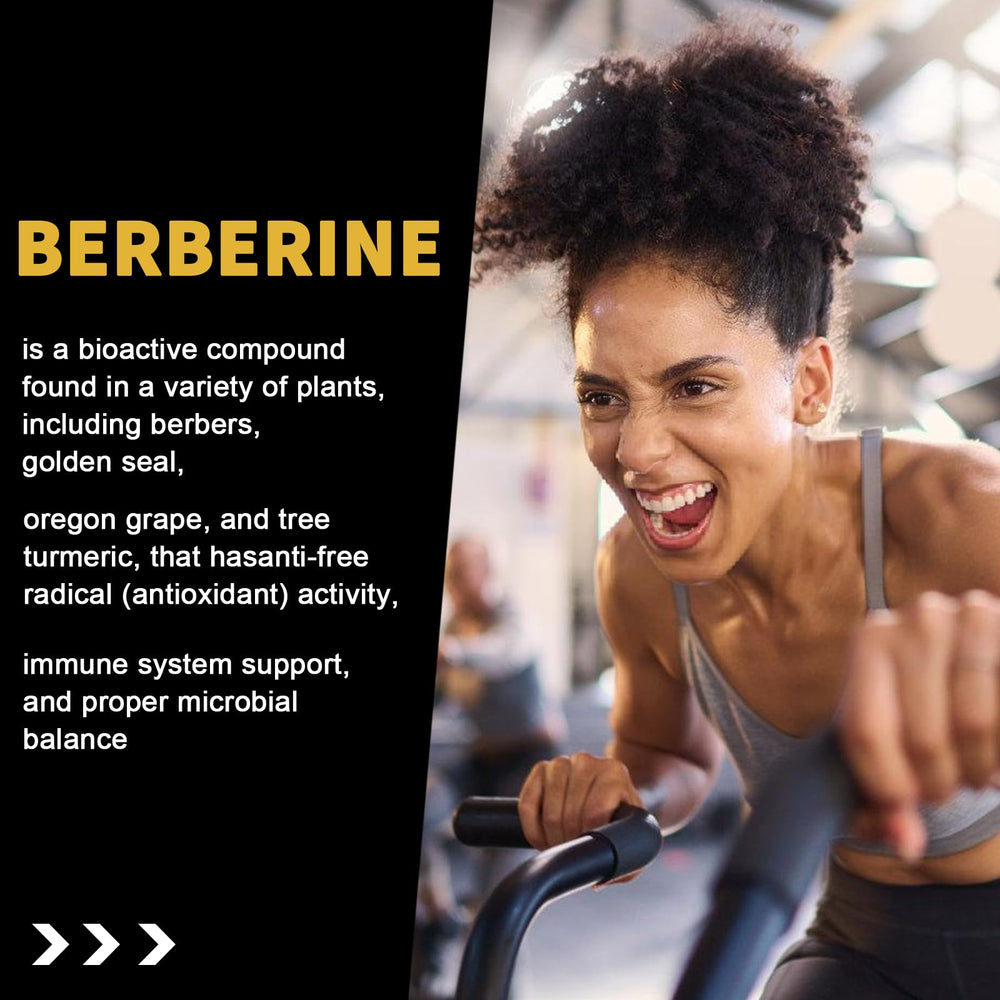 6-in-1 formula: berberine HCL, cinnamon, turmeric, milk thistle, B12, magnesium