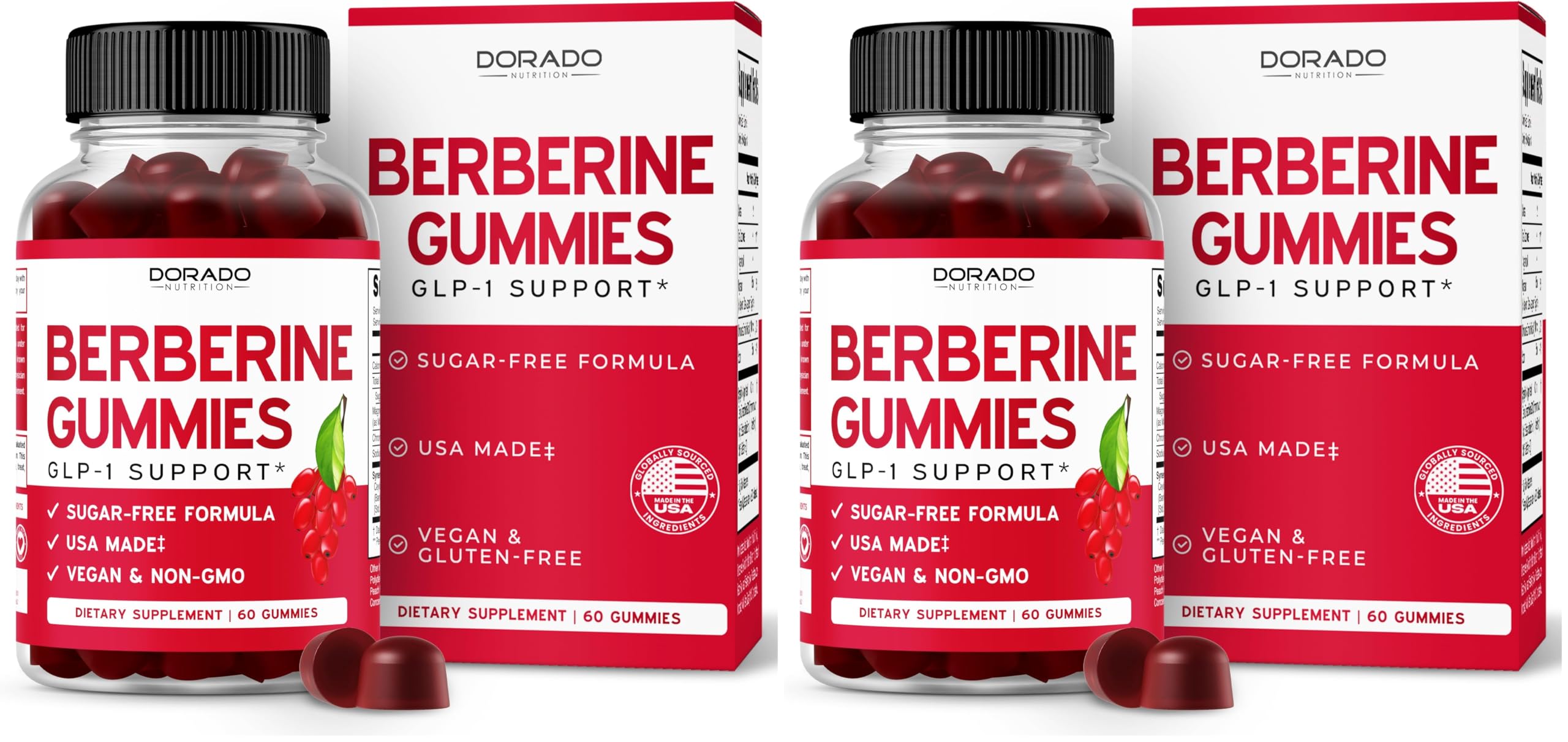 Bottle of Berberine Gummies with Ceylon Cinnamon