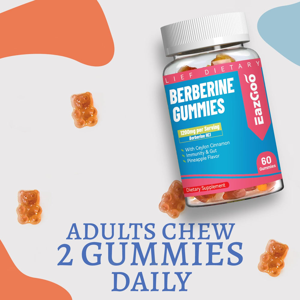 Ingredient list featuring berberine and cinnamon components