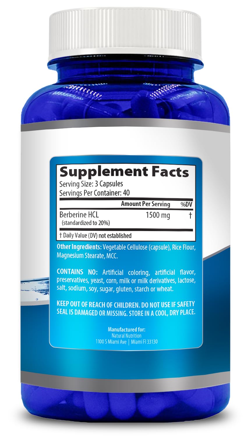 Label highlighting 1500mg per serving