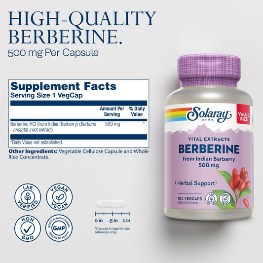 Berberine HCl from Indian Barberry illustration