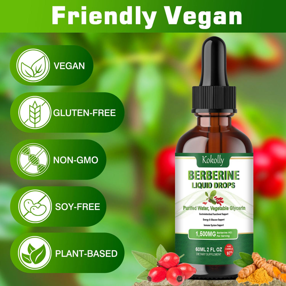Immune support benefits of Berberine HCl liquid drops
